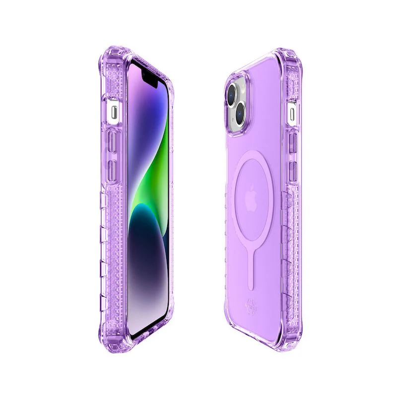 Case ITSKINS SUPREME MAGCLEAR Para iPhone 13/14 - Purpura - Image 2