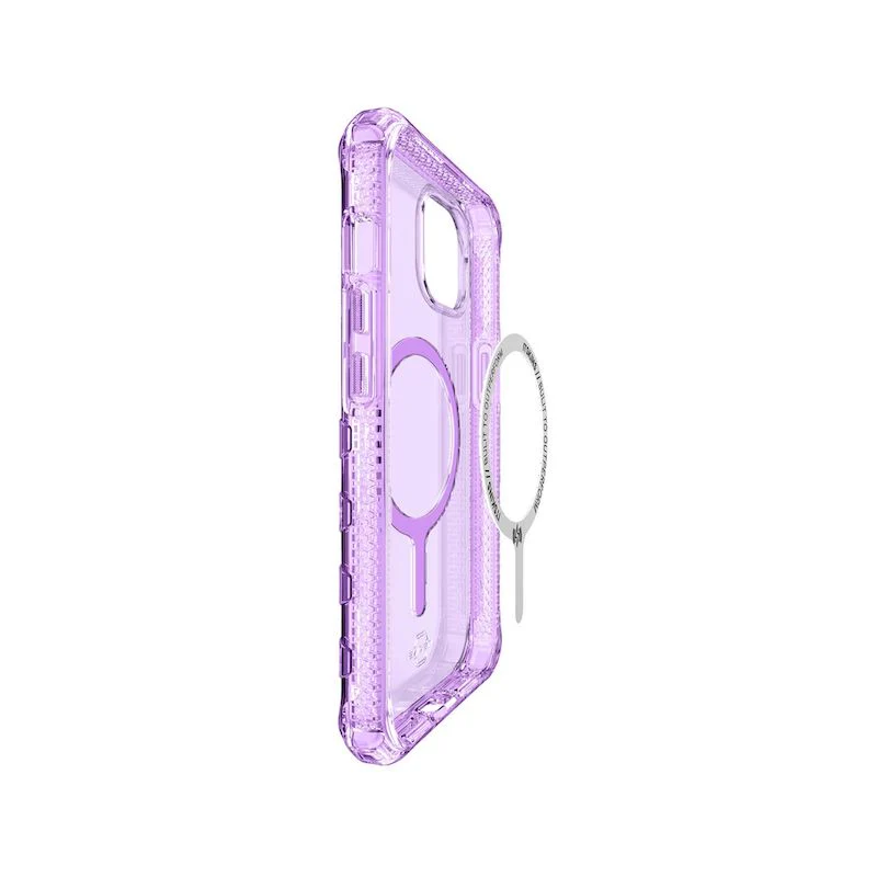 Case ITSKINS SUPREME MAGCLEAR Para iPhone 13/14 - Purpura - Image 5