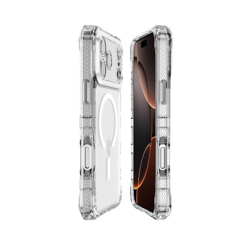 CASE ITSKINS SUPREME R CLEAR MAGSAFE IPHONE 17 PR CLEAR/WHITE - Image 4