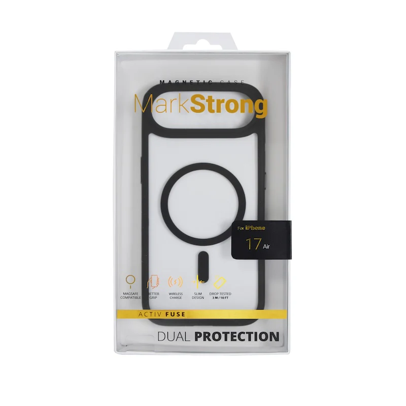 CASE MARKSTRONG IPHONE 17 AIR CLEAR/BLACK - Image 4