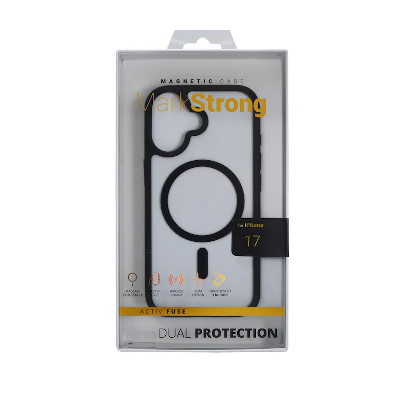 CASE MARKSTRONG IPHONE 17 CLEAR/BLACK - Image 4