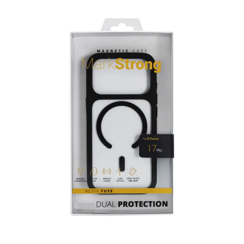 CASE MARKSTRONG IPHONE 17 PR CLEAR/BLACK - Image 4