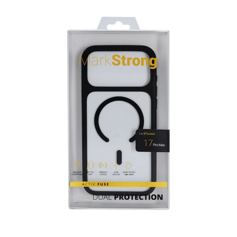 CASE MARKSTRONG IPHONE 17 PRO MAX CLEAR/BLACK - Image 4