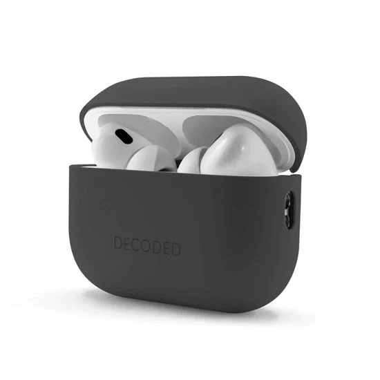 DECODED CASE EN SILICONA LIQUIDA AIRPODS PRO 2GEN /1GEN CARBON - Image 3
