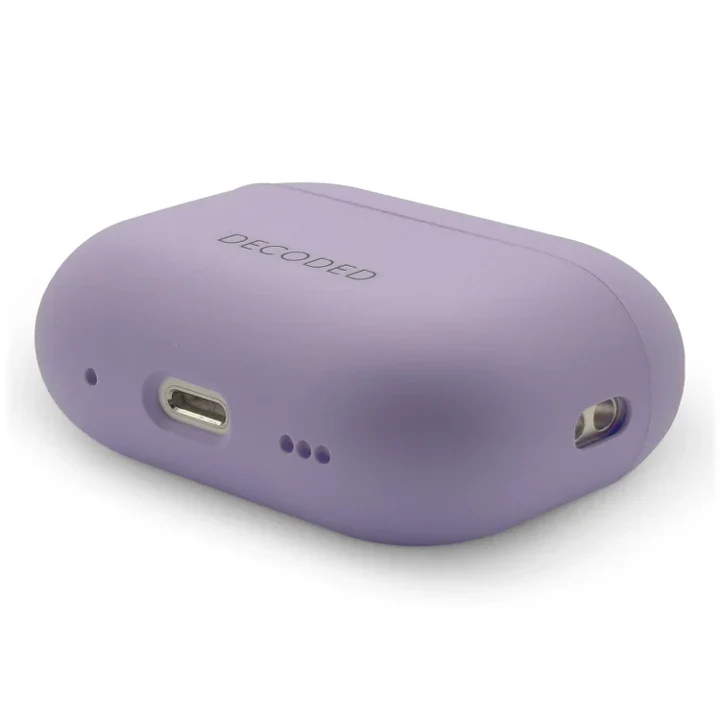 DECODED CASE EN SILICONA LIQUIDA AIRPODS PRO 2GEN /1GEN LAVANDA - Image 4