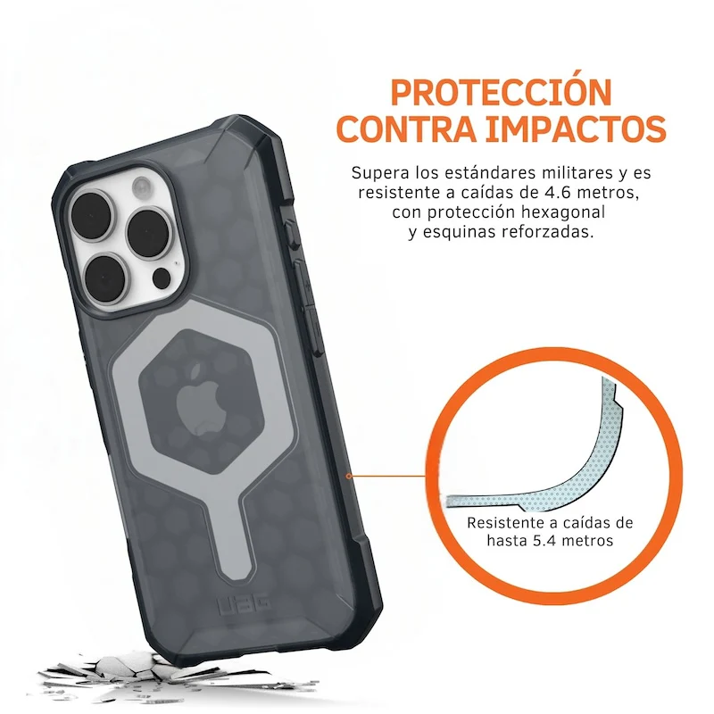 CASE UAG ESSENTIAL ARMOR IPH 16 PR GRY - Image 4