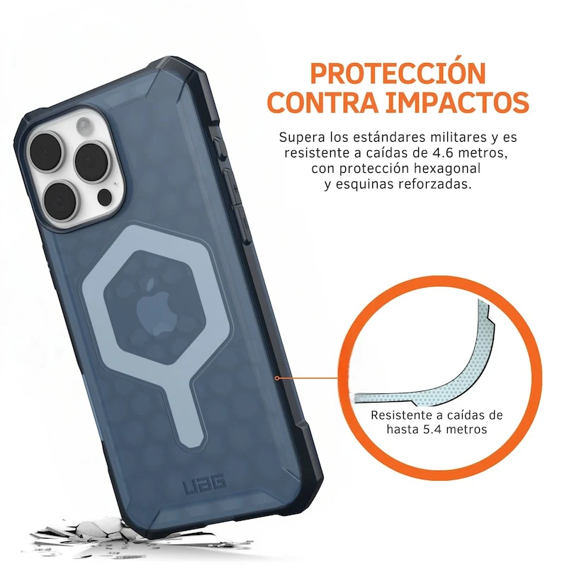 CASE UAG ESSENTIAL ARMOR IPH 16 PM BLU - Image 4