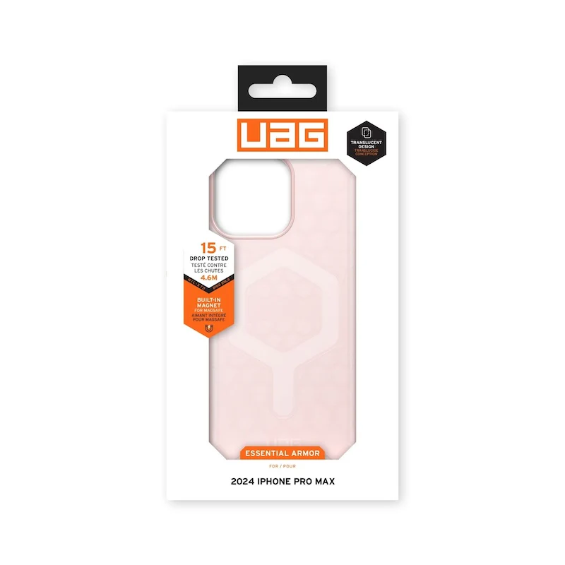 CASE UAG ESSENTIAL ARMOR IPH 16 PM PNK - Image 5
