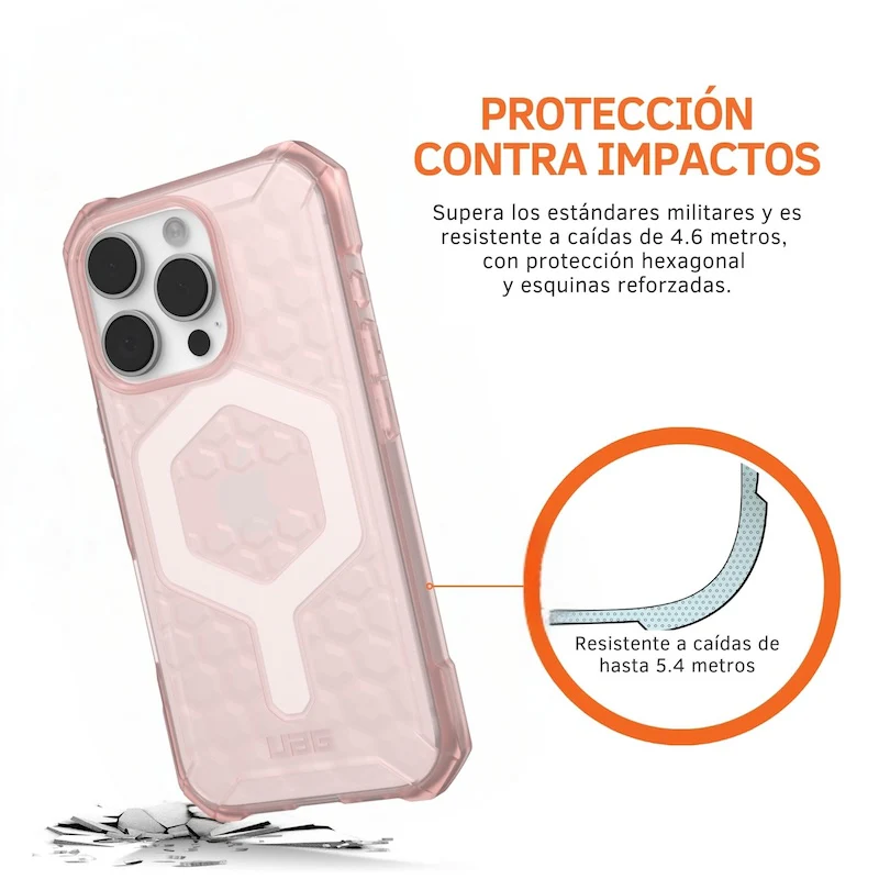 CASE UAG ESSENTIAL ARMOR IPH 16 PR PNK - Image 4