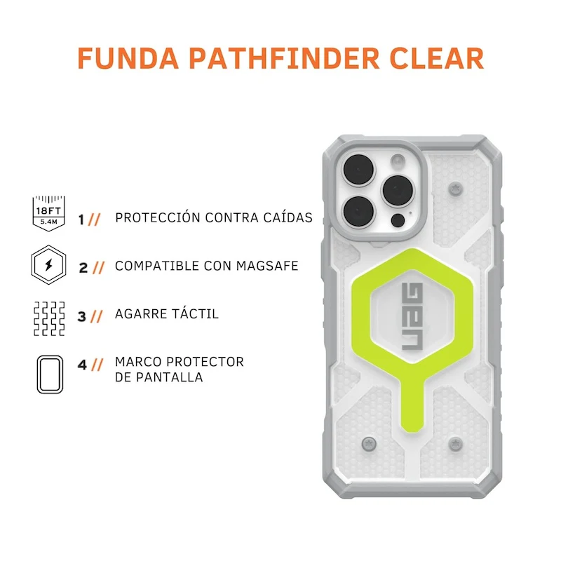 CASE UAG PATHFINDER IPH 16 PM NEON - Image 3