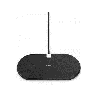 Almuhadilla de Carga Inalambrica FREEDY FLEX DUAL - Negro - Image 2
