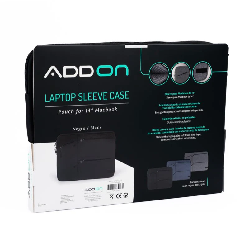 FUNDA ADD ON PARA MACBOOK PRO/AIR 13/14 INCH - BLACK - Image 4