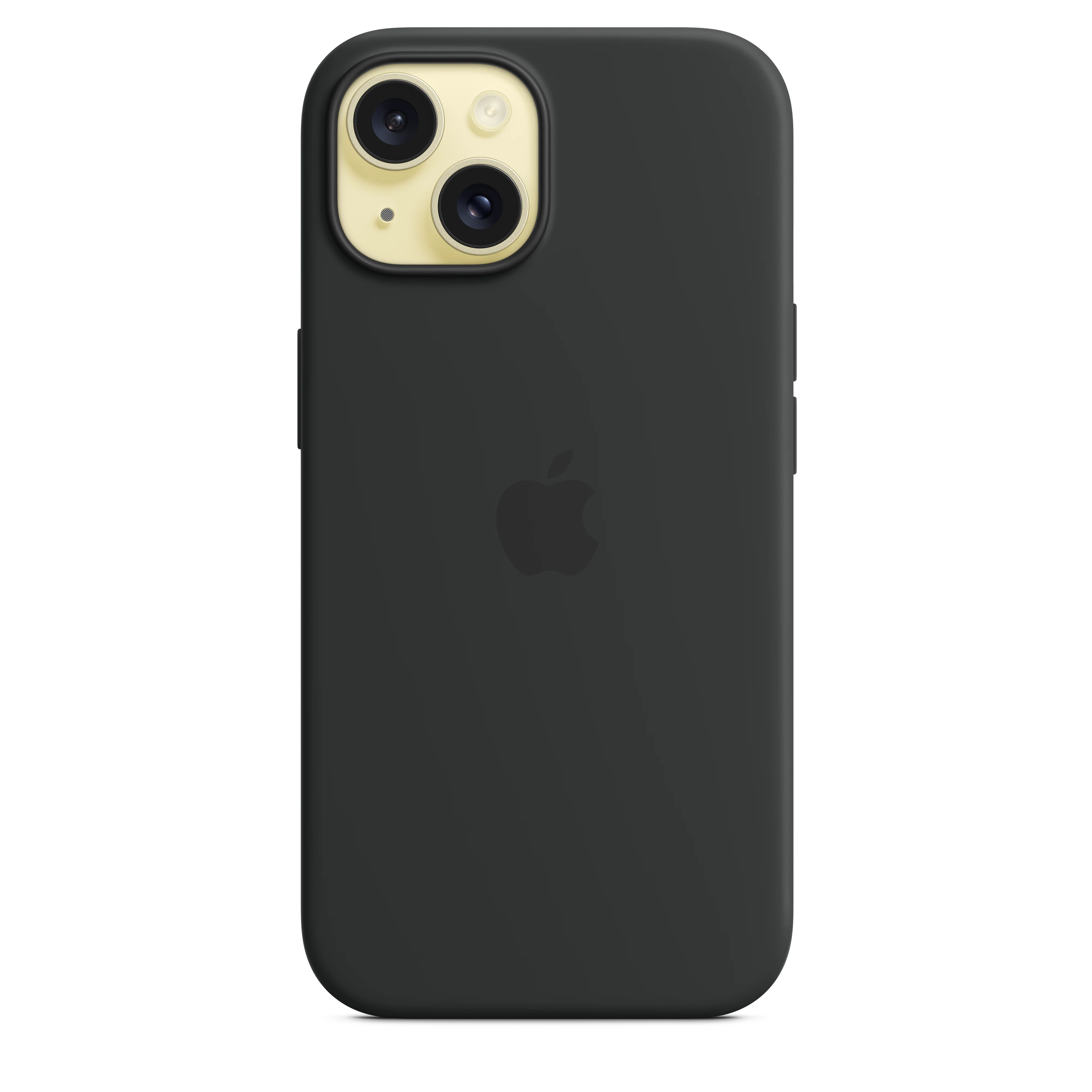 Funda de silicón con MagSafe para el iPhone 15 - Negro - Image 3