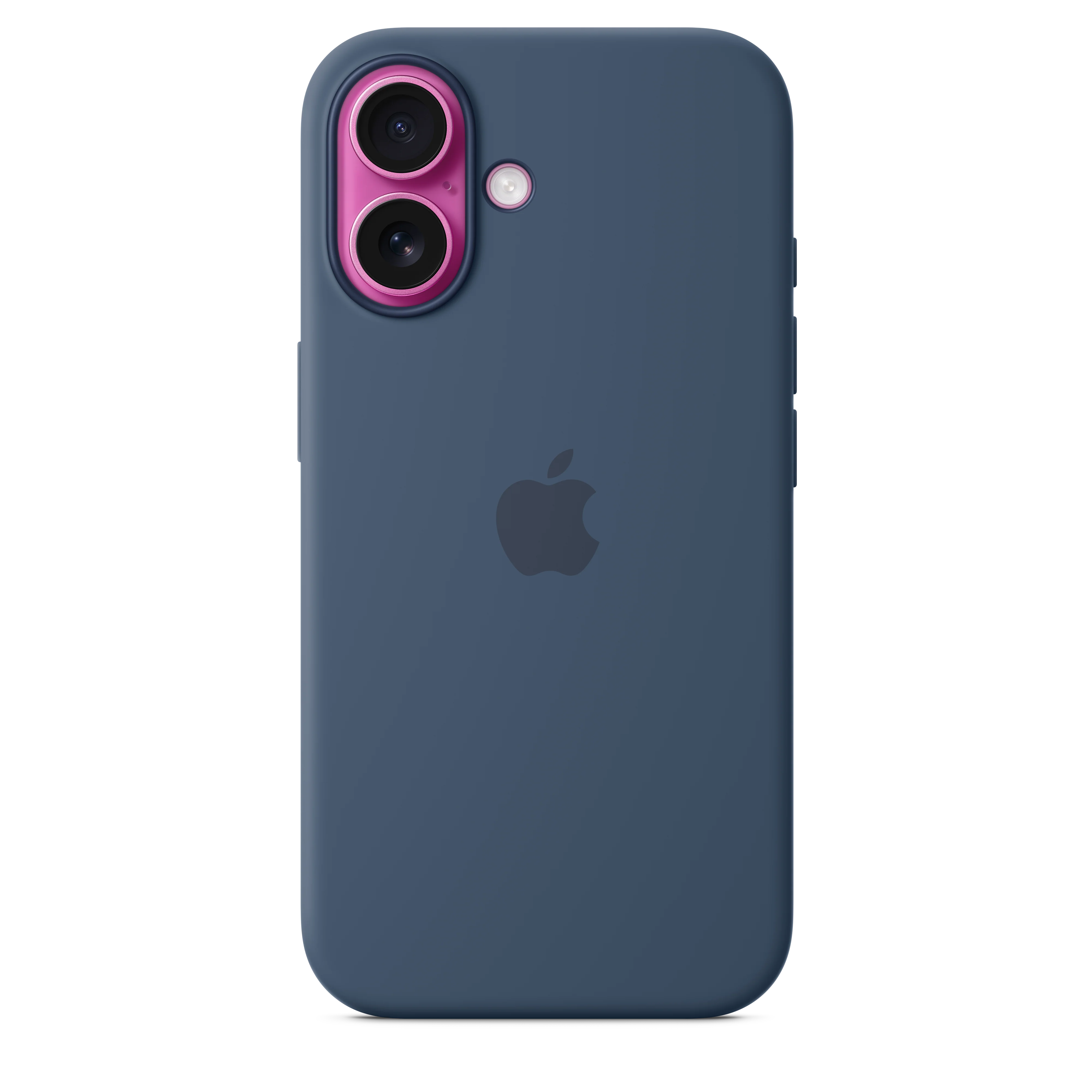 Funda de silicón con MagSafe para el iPhone 16 - Azul denim - Image 3