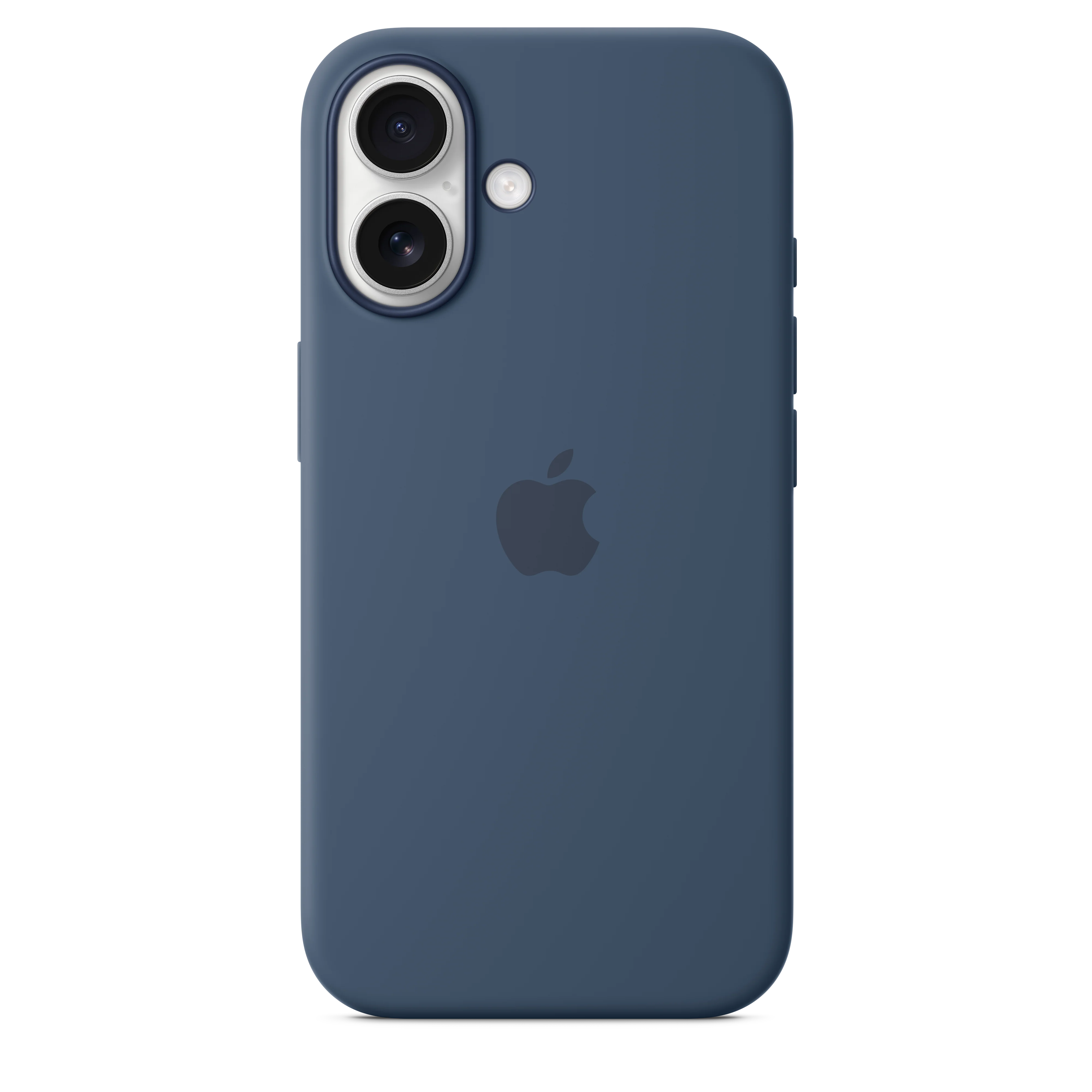 Funda de silicón con MagSafe para el iPhone 16 - Azul denim - Image 4