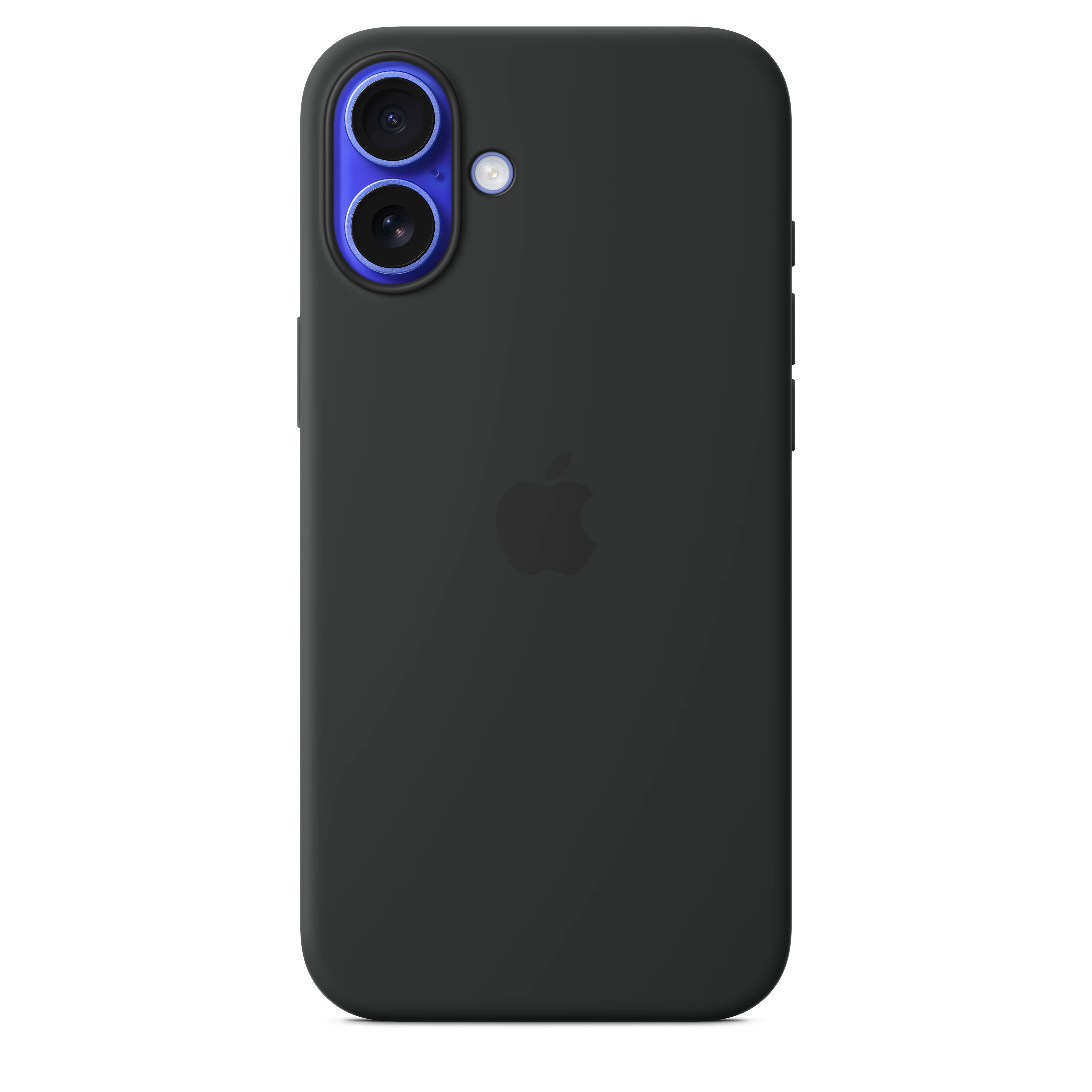 Funda de silicón con MagSafe para el iPhone 16 Plus - Negro