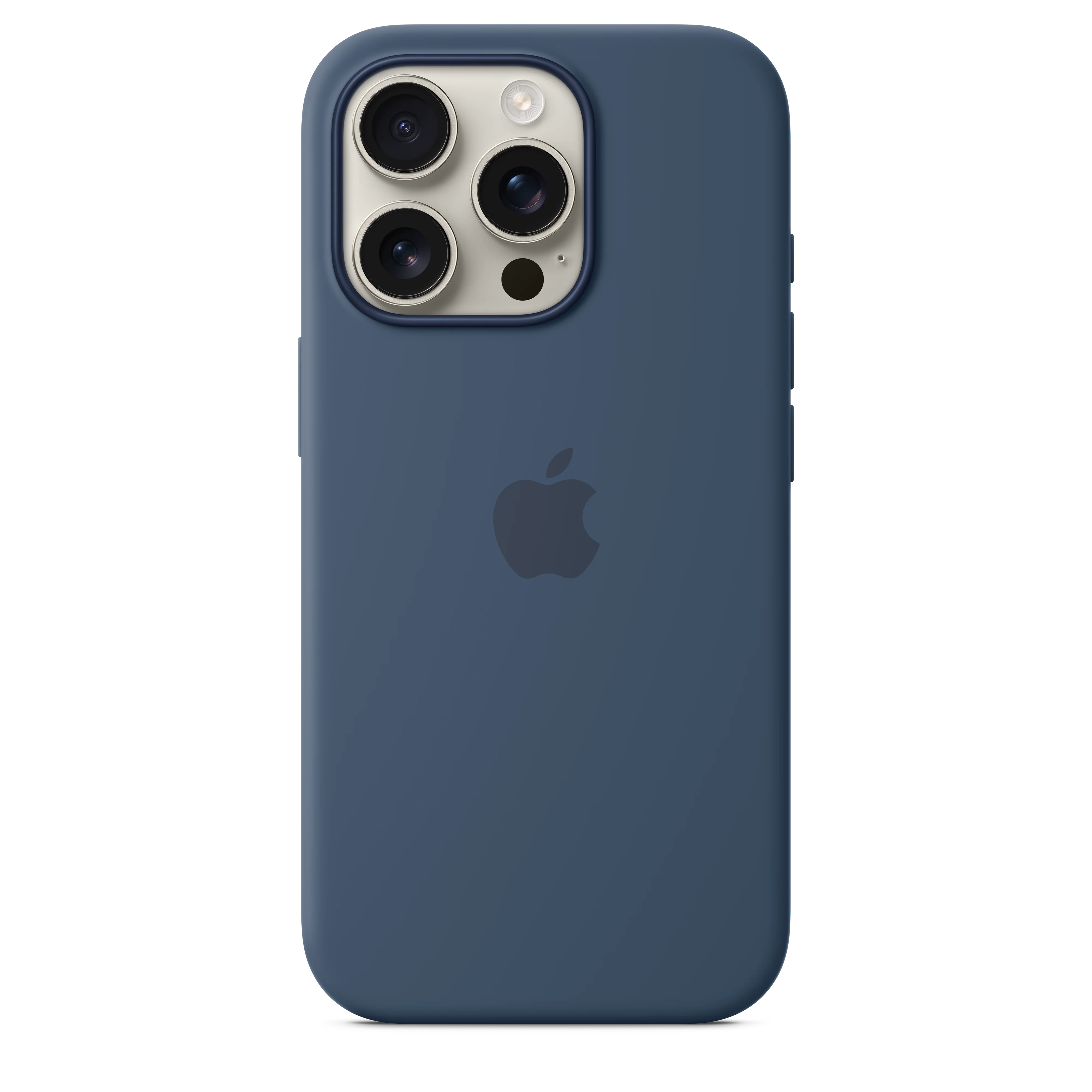 Funda de silicón con MagSafe para el iPhone 16 Pro - Azul denim - Image 2