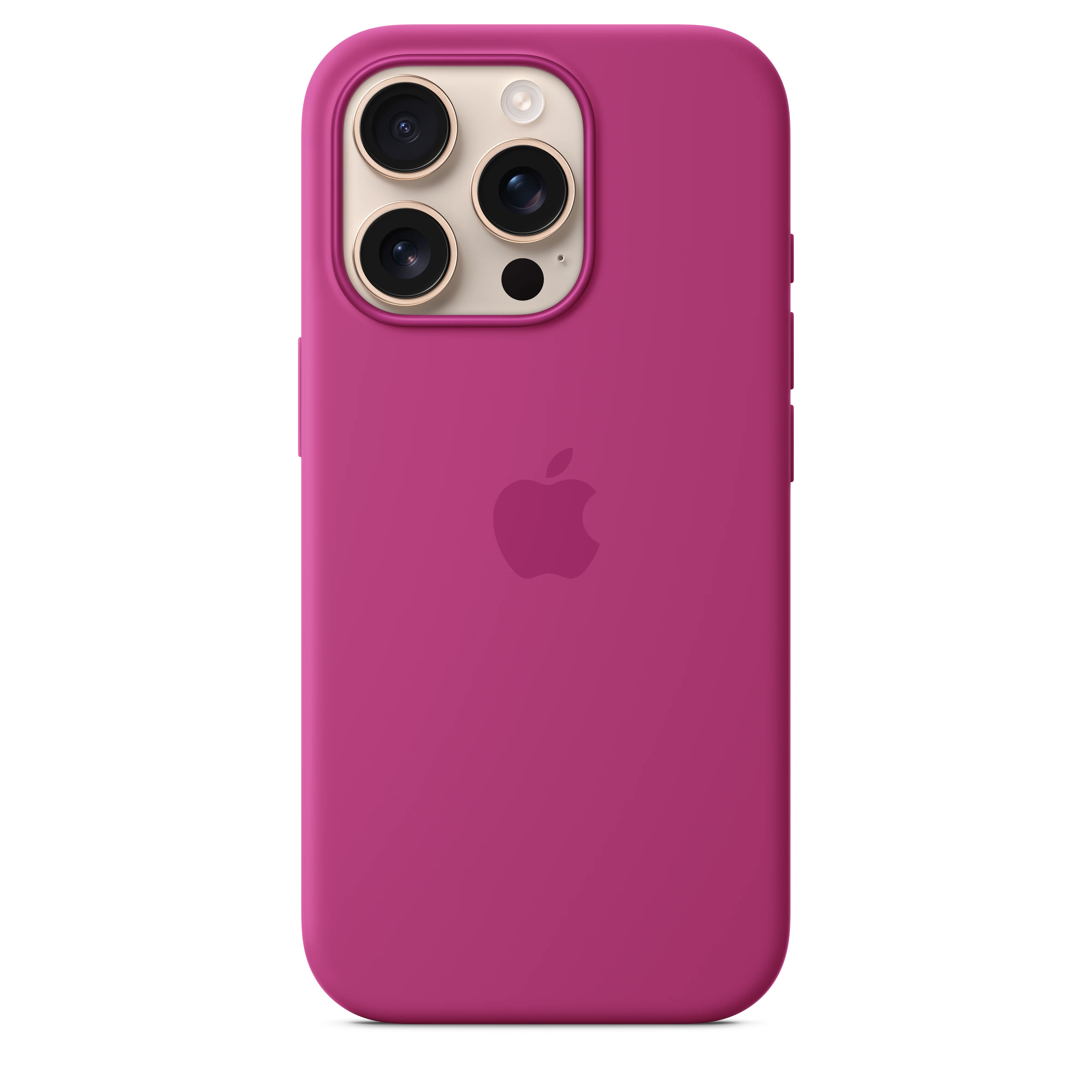 Funda de silicón con MagSafe para el iPhone 16 Pro - Fucsia