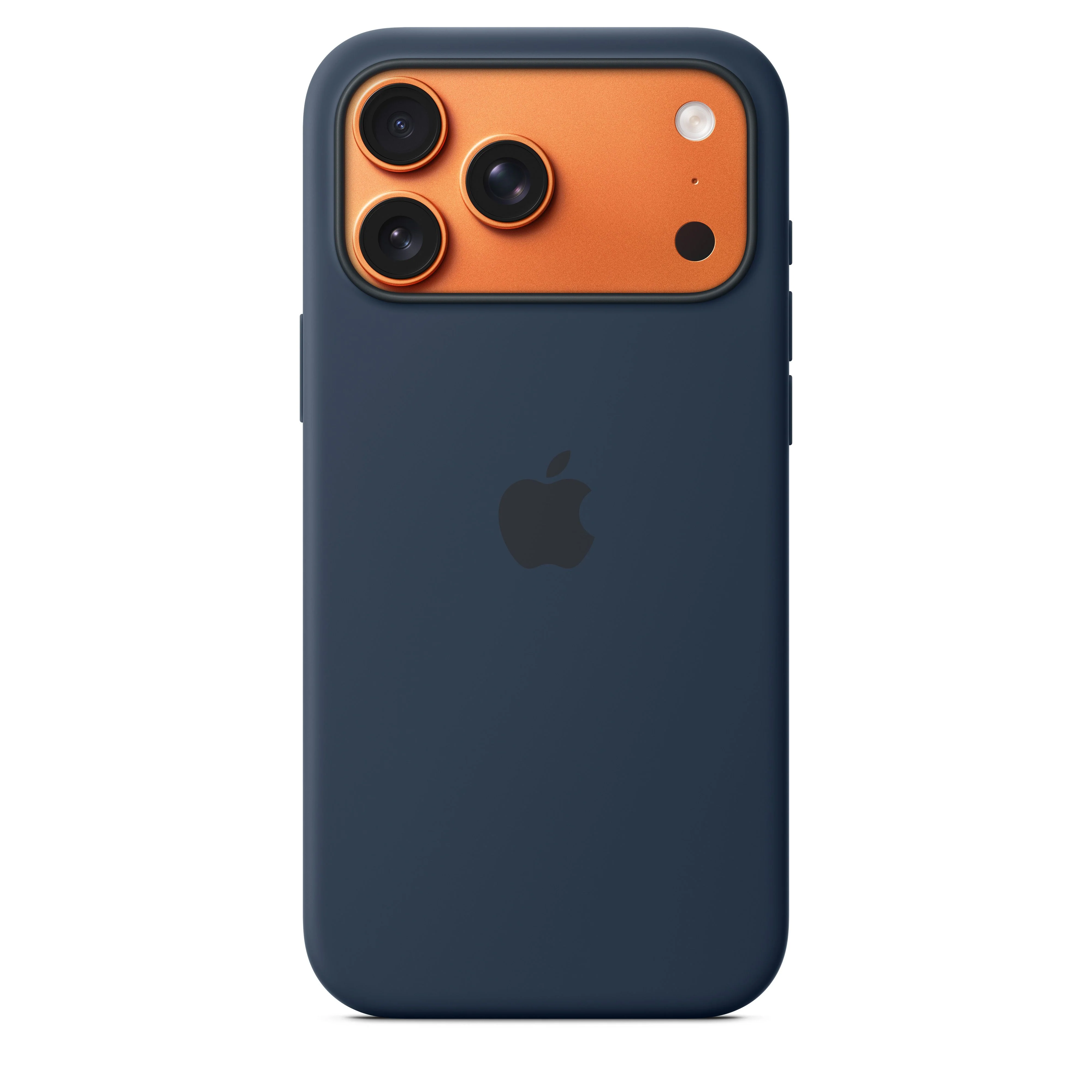 Funda de silicón con MagSafe para el iPhone 17 Pro Max – Color medianoche