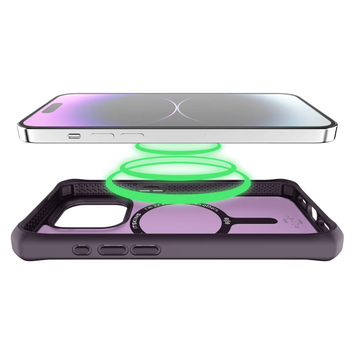 ITSKINS FUNDA HYBRID R FROST MAGSAFE IPHONE 15 PRO MORADO - Image 4