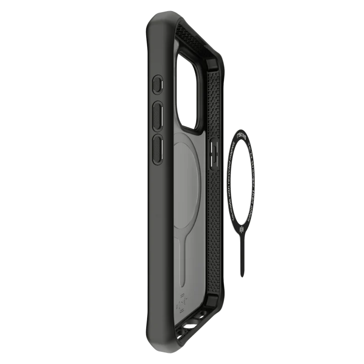 ITSKINS FUNDA HYBRID R FROST MAGSAFE IPHONE 15 PRO MAX NEGRO - Image 4