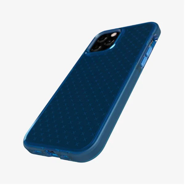 Case TECH21 EVO CHECK Para iPhone 12 - Azul Clasico - Image 2