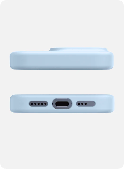 AVANA FUNDA VELVET CON MAGSAFE PARA IPHONE 15 PRO AZUL - Image 5