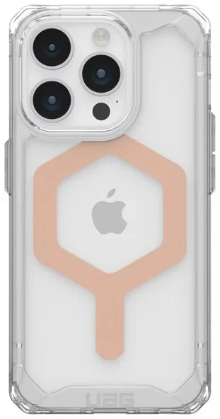 UAG FUNDA PLYO MAGSAFE IPHONE 15 PRO TRANSPARENTE/ORO ROSADO - Image 6