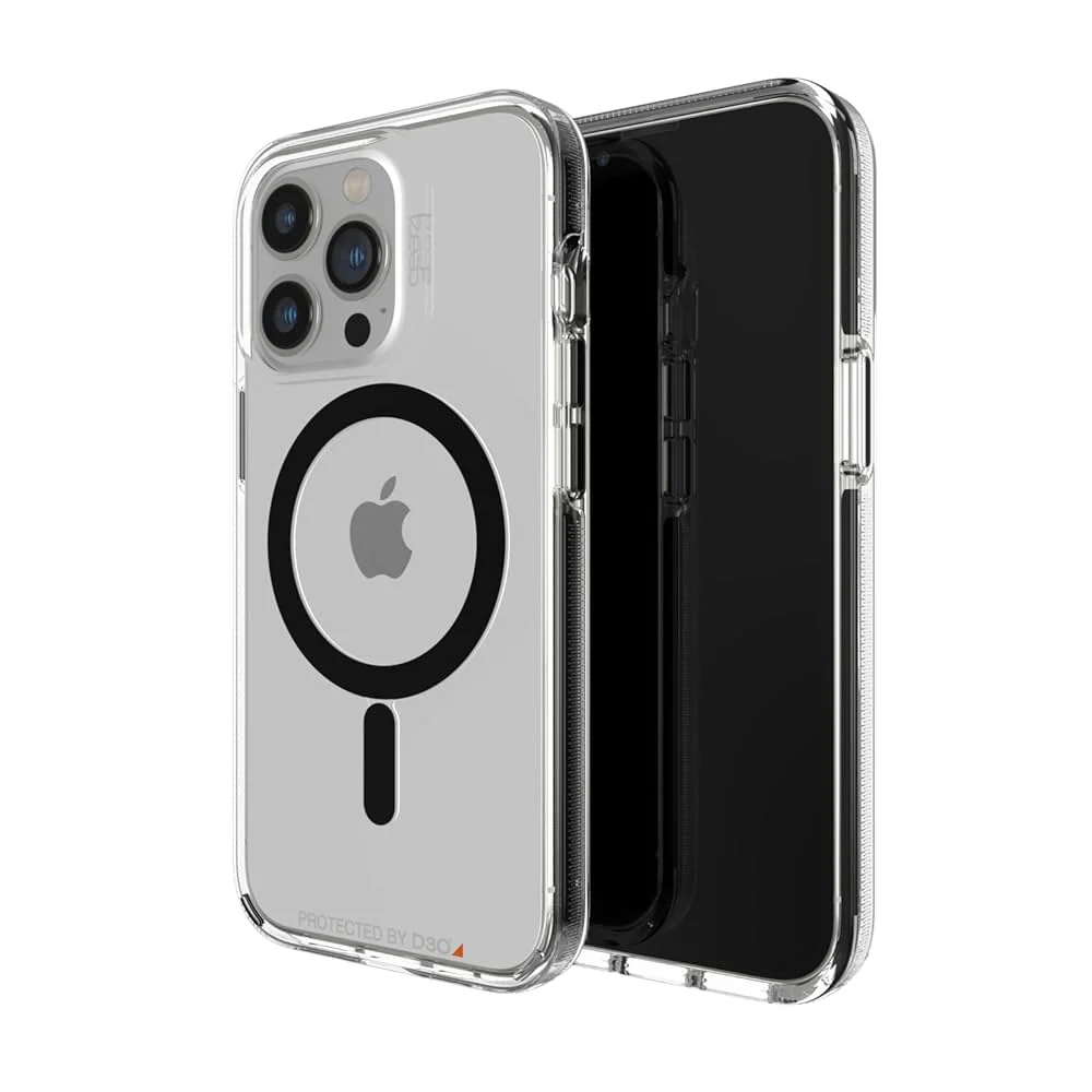 Case GEAR4 Santa Cruz Snap con Magsafe para iPhone 13 Pro - Transparente/Negro - Image 2