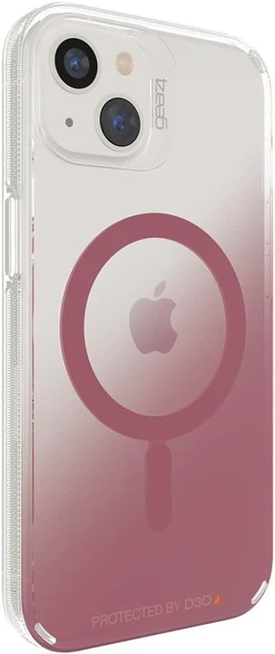 Case GEAR4 MILAN SNAP con MagSafe Para iPhone 13 - Transparente/rosa - Image 2