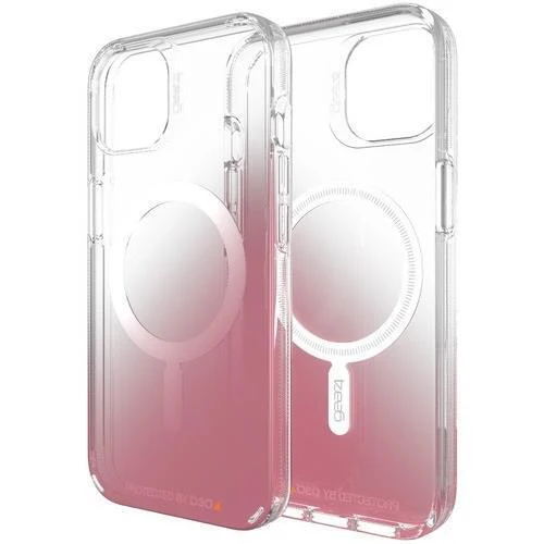 Case GEAR4 MILAN SNAP con MagSafe Para iPhone 13 - Transparente/rosa - Image 3
