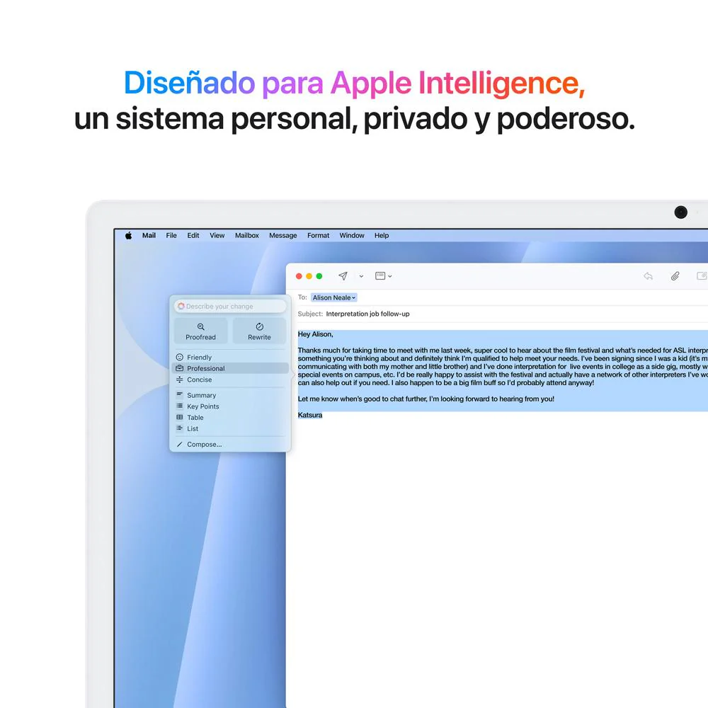 iMac con pantalla Retina 4,5K de 24 pulgadas: Chip M4 de Apple con CPU de 10 núcleos y GPU de 10 núcleos, 512 GB SSD - Azul - Image 5