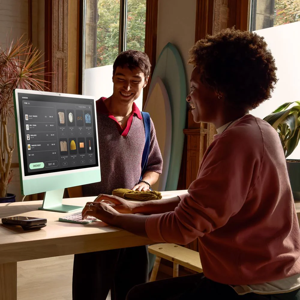 iMac con pantalla Retina 4,5K de 24 pulgadas: Chip M4 de Apple con CPU de 8 núcleos y GPU de 8 núcleos, 256 GB SSD - Rosa - Image 8