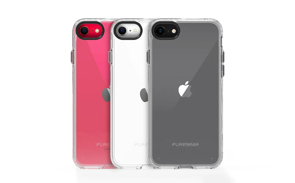 Pure-Gear Slim Shell Pro Case for iPhone 7 - Clear/Pink