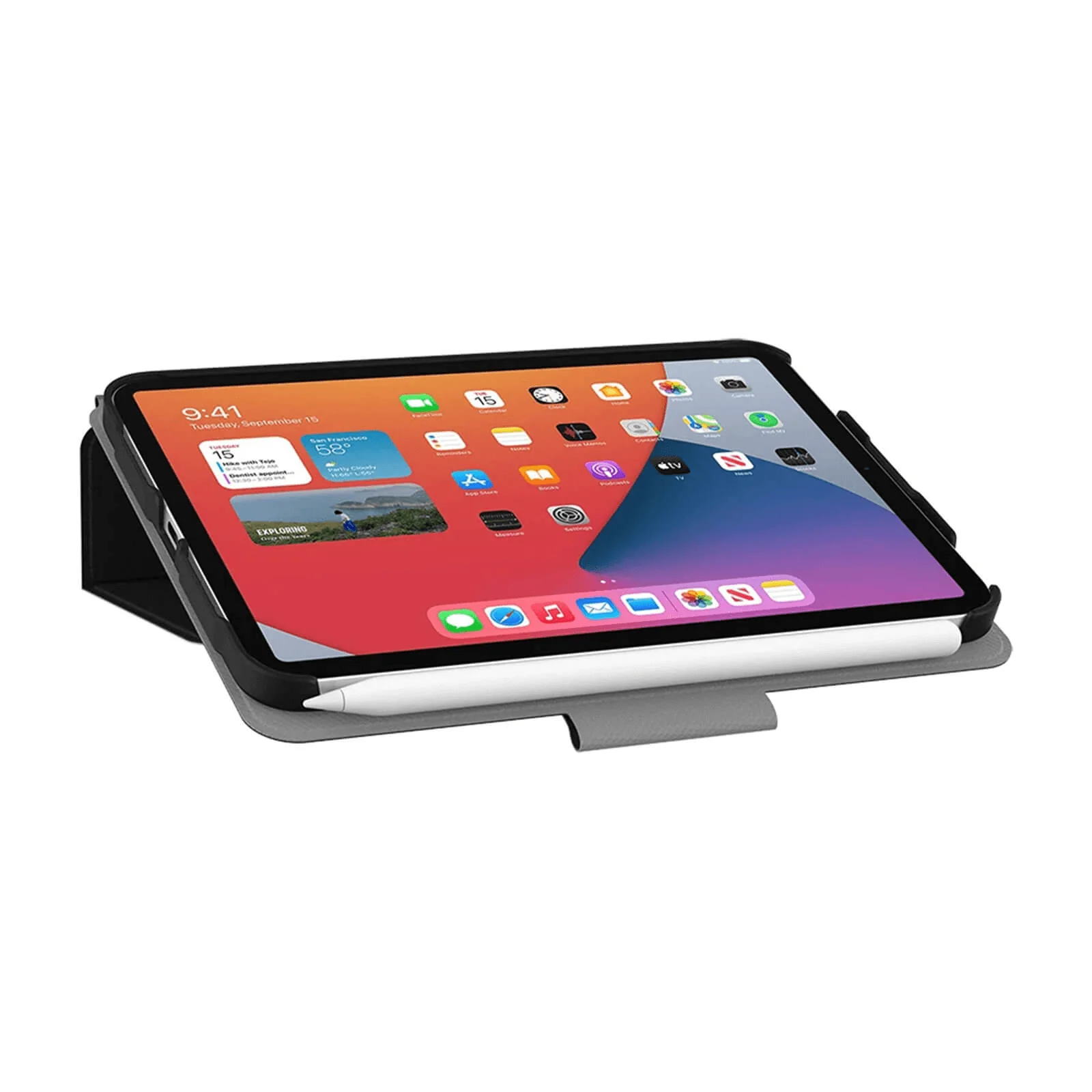 Case Incipio Sureview Folio Para iPad Mini (6th Generacion) - Negro - Image 5