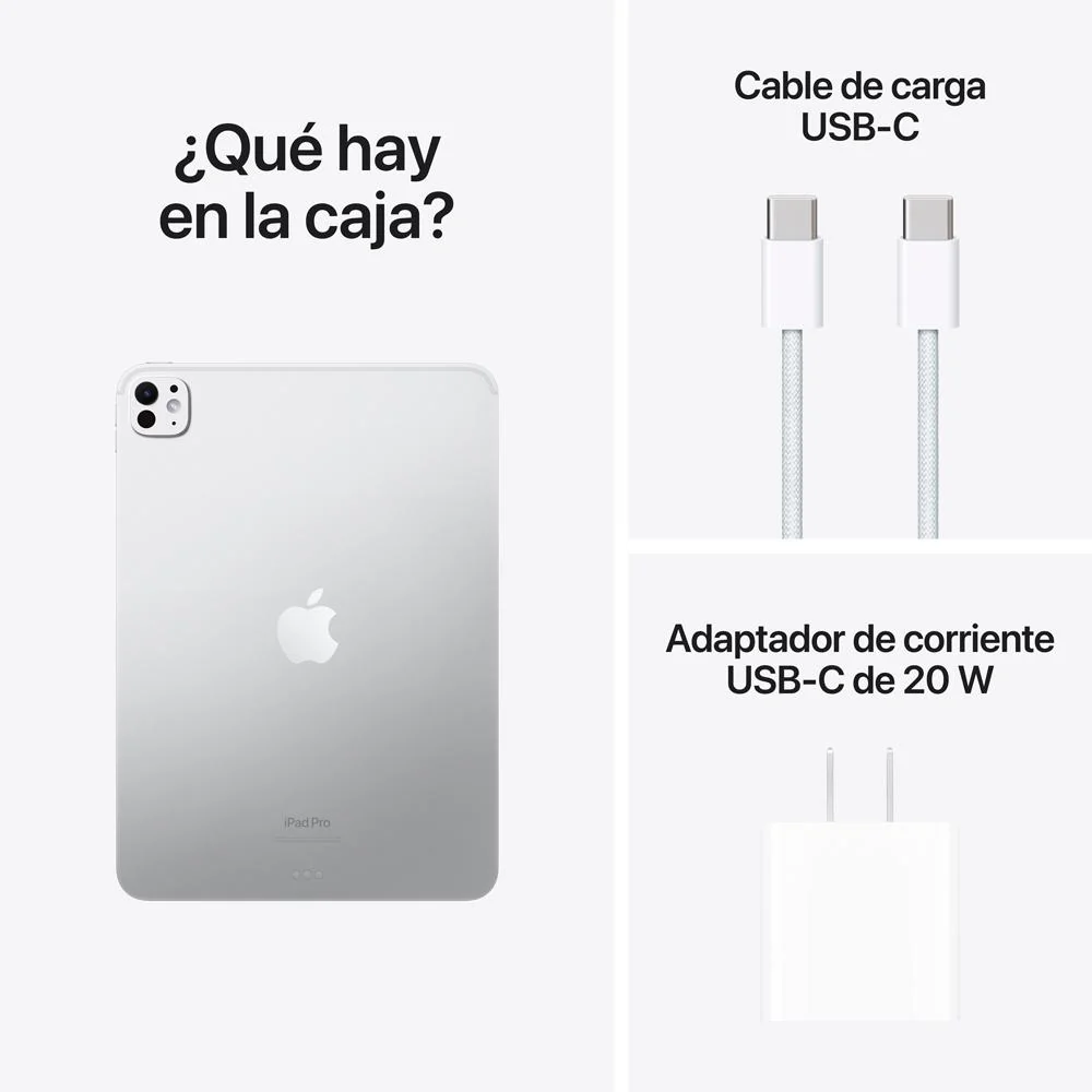 iPad Pro de 11 pulgadas Wi-Fi 1 TB Vidrio estándar - Plata (M4) - Image 10