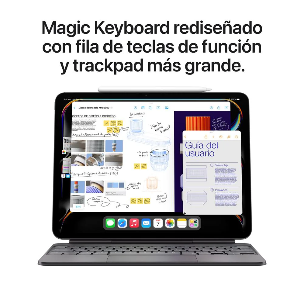 iPad Pro de 11 pulgadas Wi-Fi 2 TB Vidrio estándar - Plata (M4) - Image 8