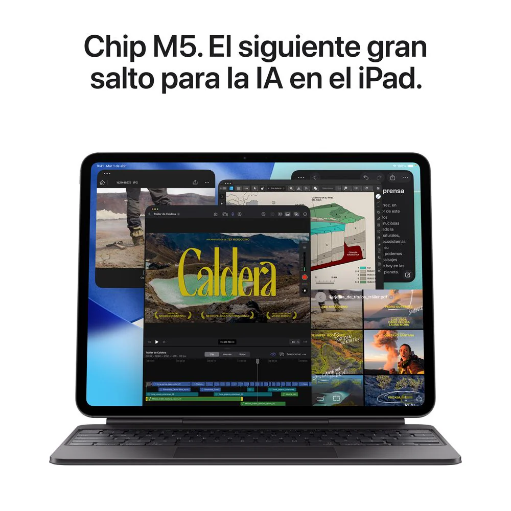 iPad Pro de 11 pulgadas Wi-Fi 2 TB Vidrio estándar - Color plata (M5) - Image 4