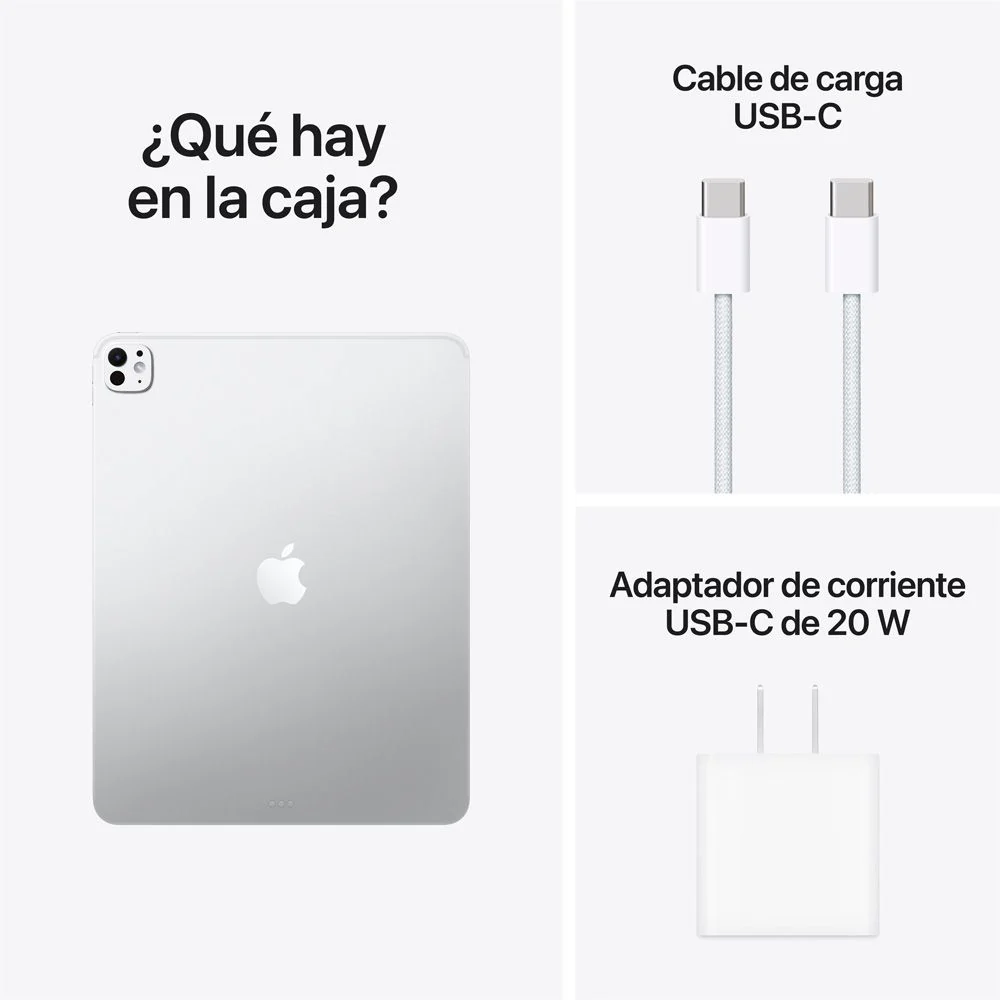 iPad Pro de 13 pulgadas Wi-Fi 1 TB Vidrio estándar - Color plata (M5) - Image 9