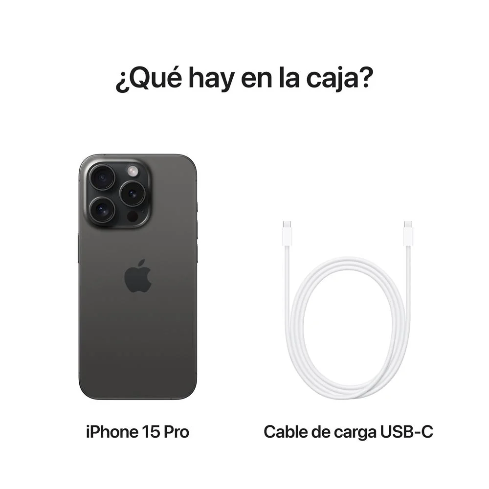 iPhone 15 Pro 128 GB Titanio negro - Image 9