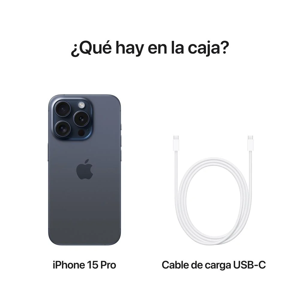 iPhone 15 Pro 128 GB Titanio azul - Image 9