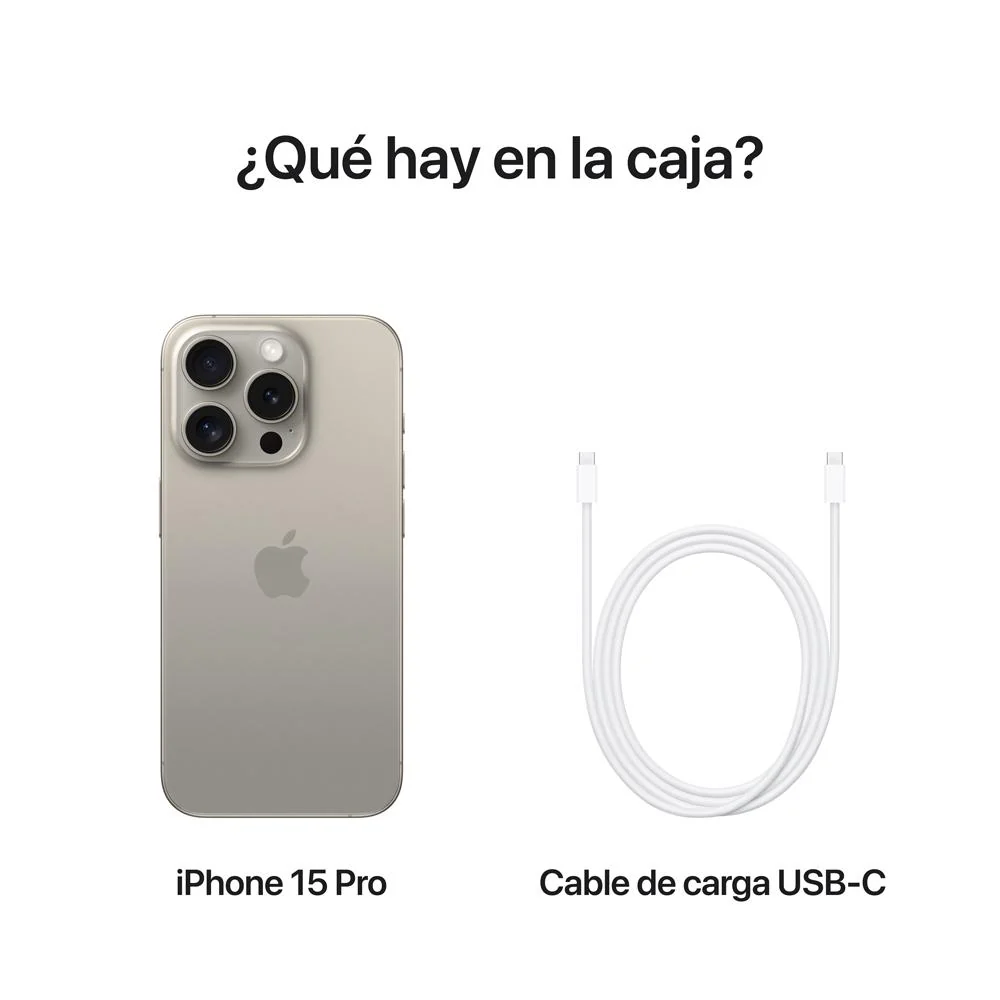 iPhone 15 Pro 256 GB Titanio natural - Image 9