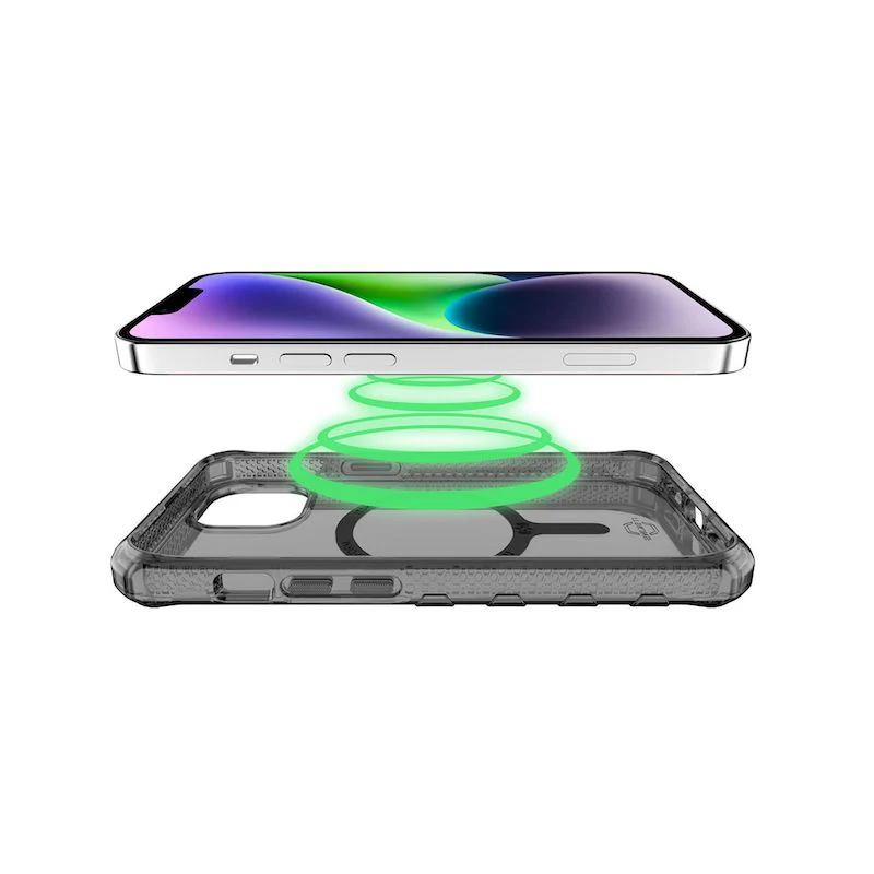 Case ITSKINS SUPREME MAGCLEAR Para iPhone 14 Plus - Grafito - Image 3