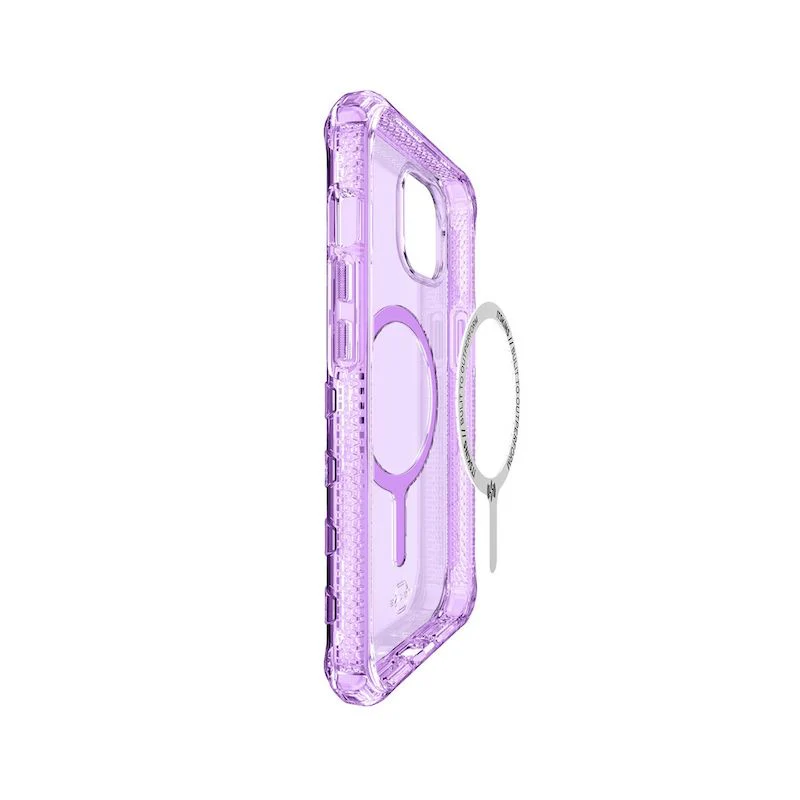 Case ITSKINS SUPREME MAGCLEAR Para iPhone 14 Plus - Morado - Image 5