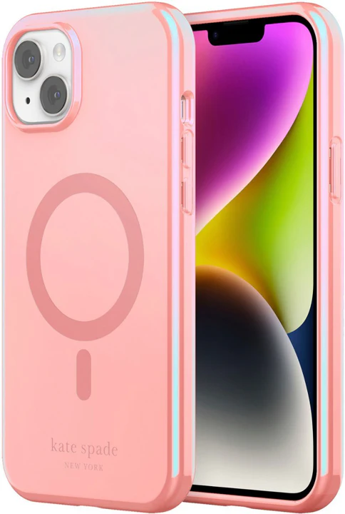CASE KATE SPADE NY GLOSS MAGSAFE PARA IPHONE 14PLUS - GRAPEFRUIT - Image 6