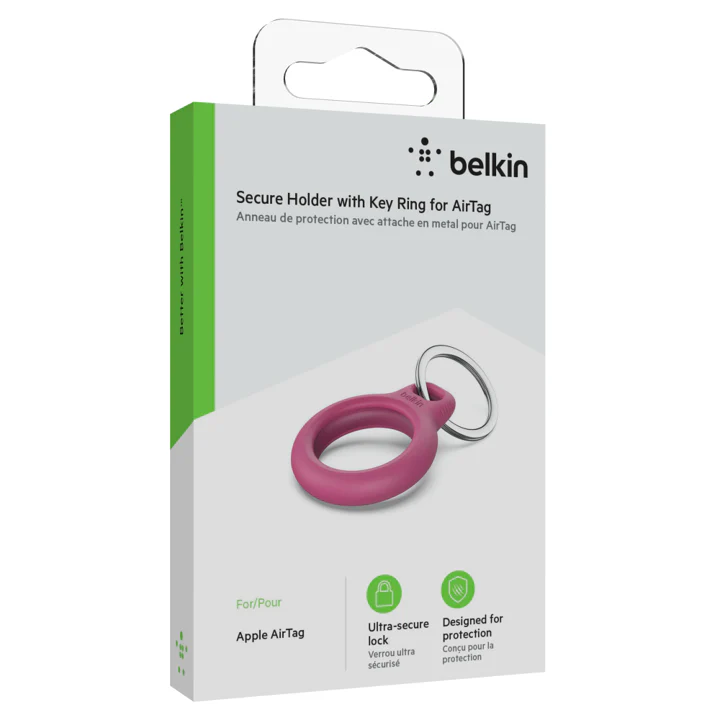 Llavero Belkin De Seguridad Para AirTag - Rosado - Image 7