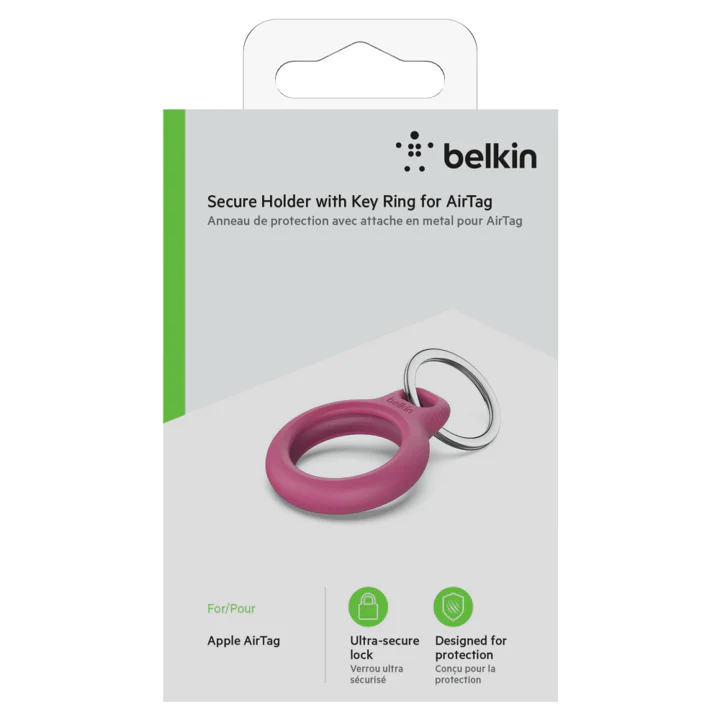 Llavero Belkin De Seguridad Para AirTag - Rosado - Image 8