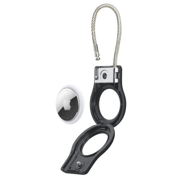 Llavero Premium Belkin Guaya De Seguridad Para AirTag - Negro - Image 4