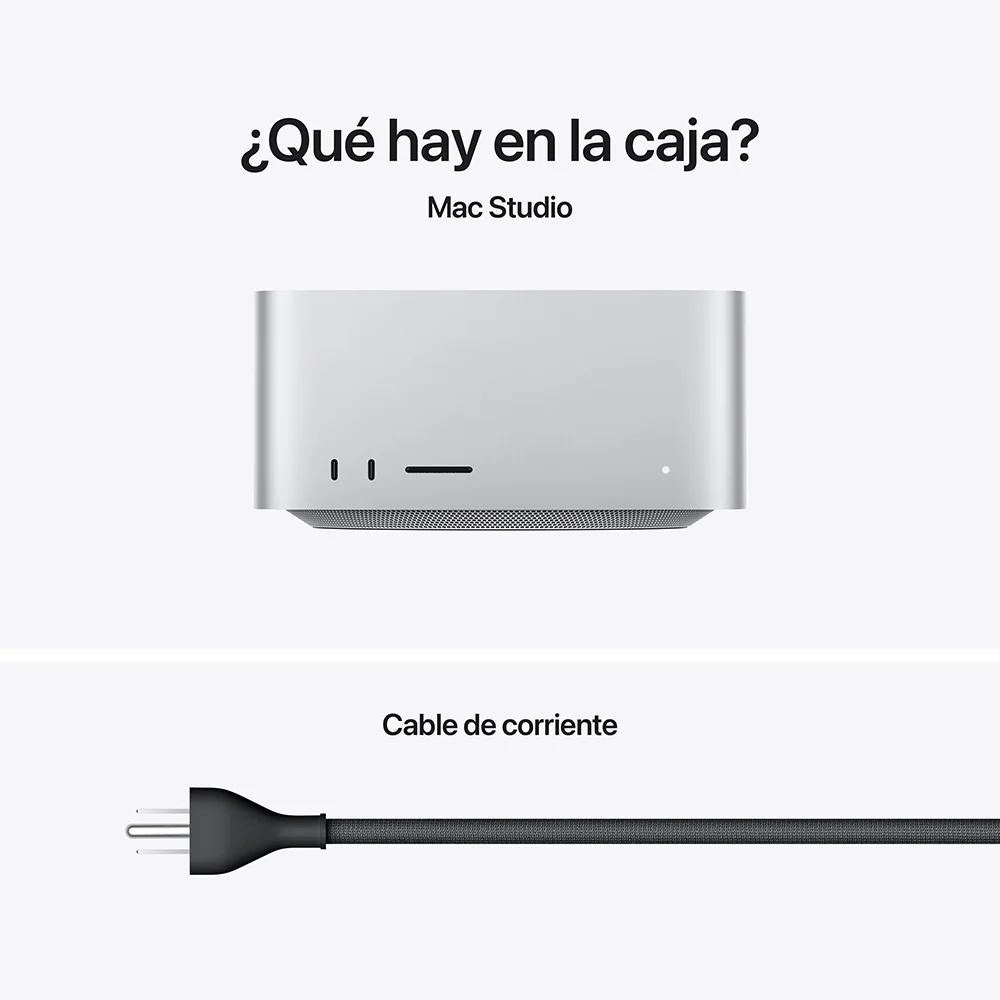 Mac Studio: Chip M4 Max de Apple con CPU de 14 núcleos y GPU de 32 núcleos, 512 GB SSD - Image 9