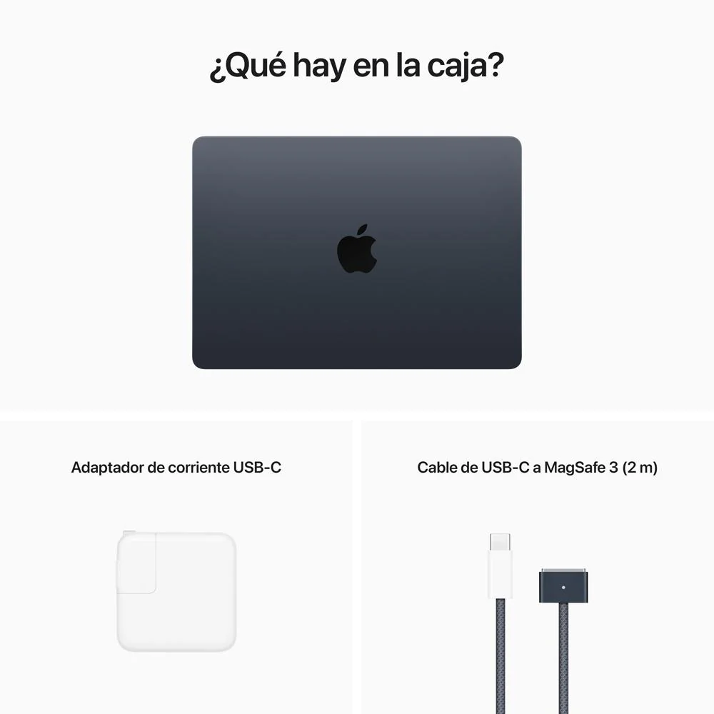 MacBook Air de 13 pulgadas: Chip M2 de Apple con CPU de ocho núcleos y GPU de ocho núcleos, 256 GB SSD - Azul medianoche - Image 11